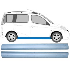 Reparaturblech Schweller für Toyota Yaris Verso 1999-2005 / Links+Rechts / Satz 9807