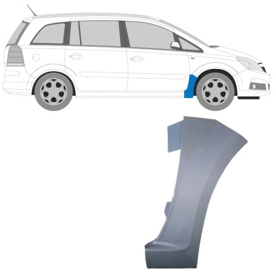 Reparaturblech Kotflügel vorne für Opel Zafira B 2005-2012 / Rechts 16850