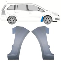 Reparaturblech Kotflügel vorne für Opel Zafira B 2005-2012 / Links+Rechts / Satz 16852