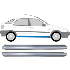 Reparaturblech Schweller für Citroen ZX 1991-1997 / Links+Rechts / Satz 11343