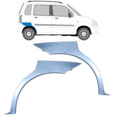 Reparaturblech Kotflügel hinten für Opel Agila 2001-2008 / Links+Rechts / Satz 10094