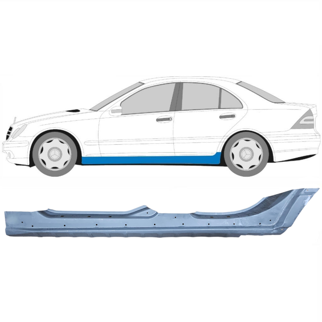 Mercedes W202 C-Klasse 93-01 Schweller Seiten Paar Reparaturblech