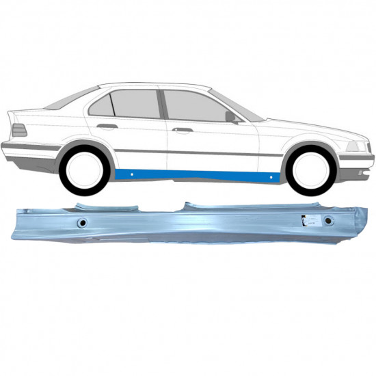 BMW 3 E36 1990-2000 VOLL SCHWELLER REPARATURBLECH / RECHTS