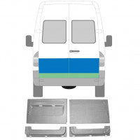 MERCEDES SPRINTER 1995-2006 HINTEN TÜR REPARATURBLECH SATZ / SATZ 4