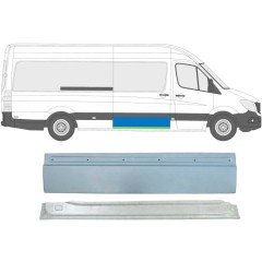 Reparaturblech Schiebetür für Mercedes Sprinter 2006-2018 / Rechts / Satz 5849
