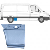 MERCEDES SPRINTER 2006- S/MITTEL HINTEN KOTFLÜGEL REPARATURBLECH / RECHTS